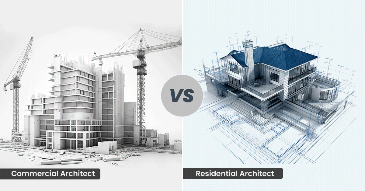 Residential vs Commercial Architect Costs